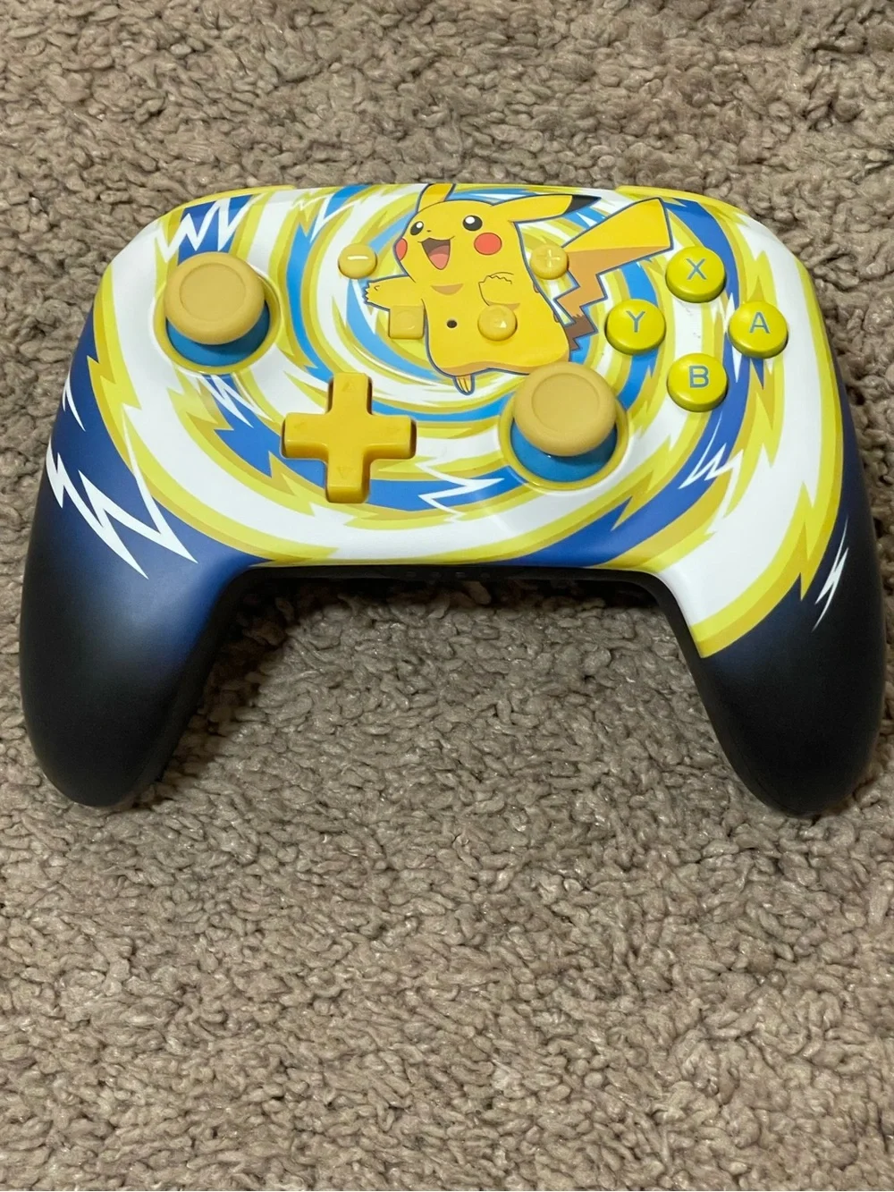 Pikachu Nintendo Switch Pro Controller Not Wireless (Works) (Excellent)